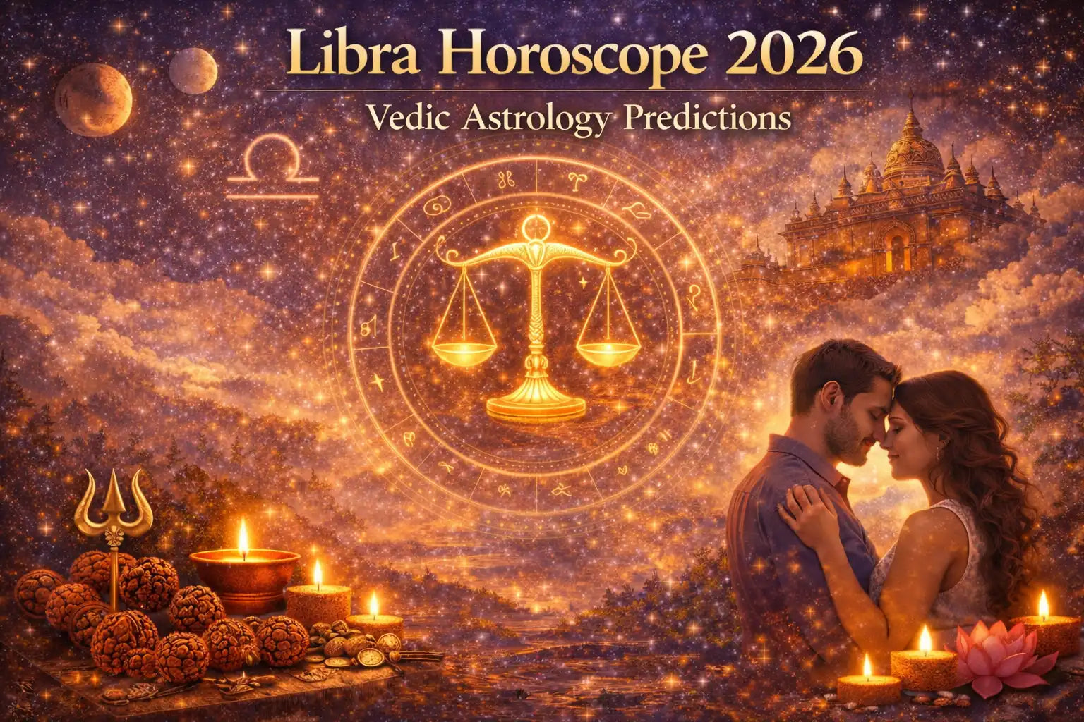 Libra Horoscope 2026 | Tula Rashi Predictions, Career, Love, Finance & Remedies