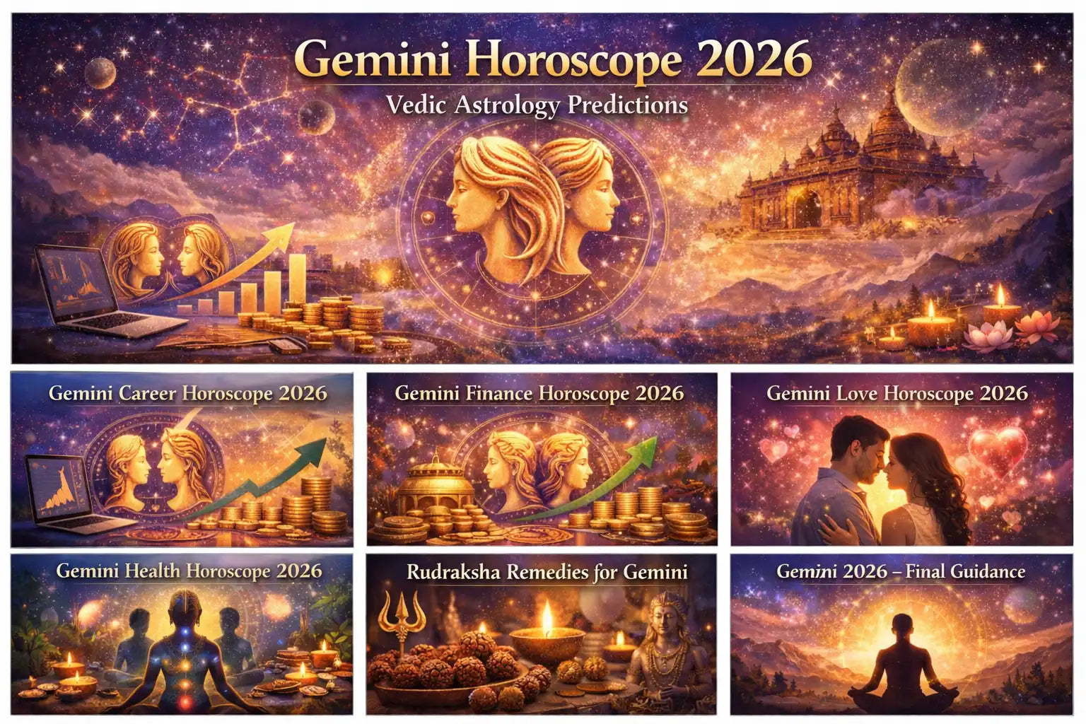 Gemini Horoscope 2026 | Mithuna Rashi Predictions, Career, Love, Finance & Remedies
