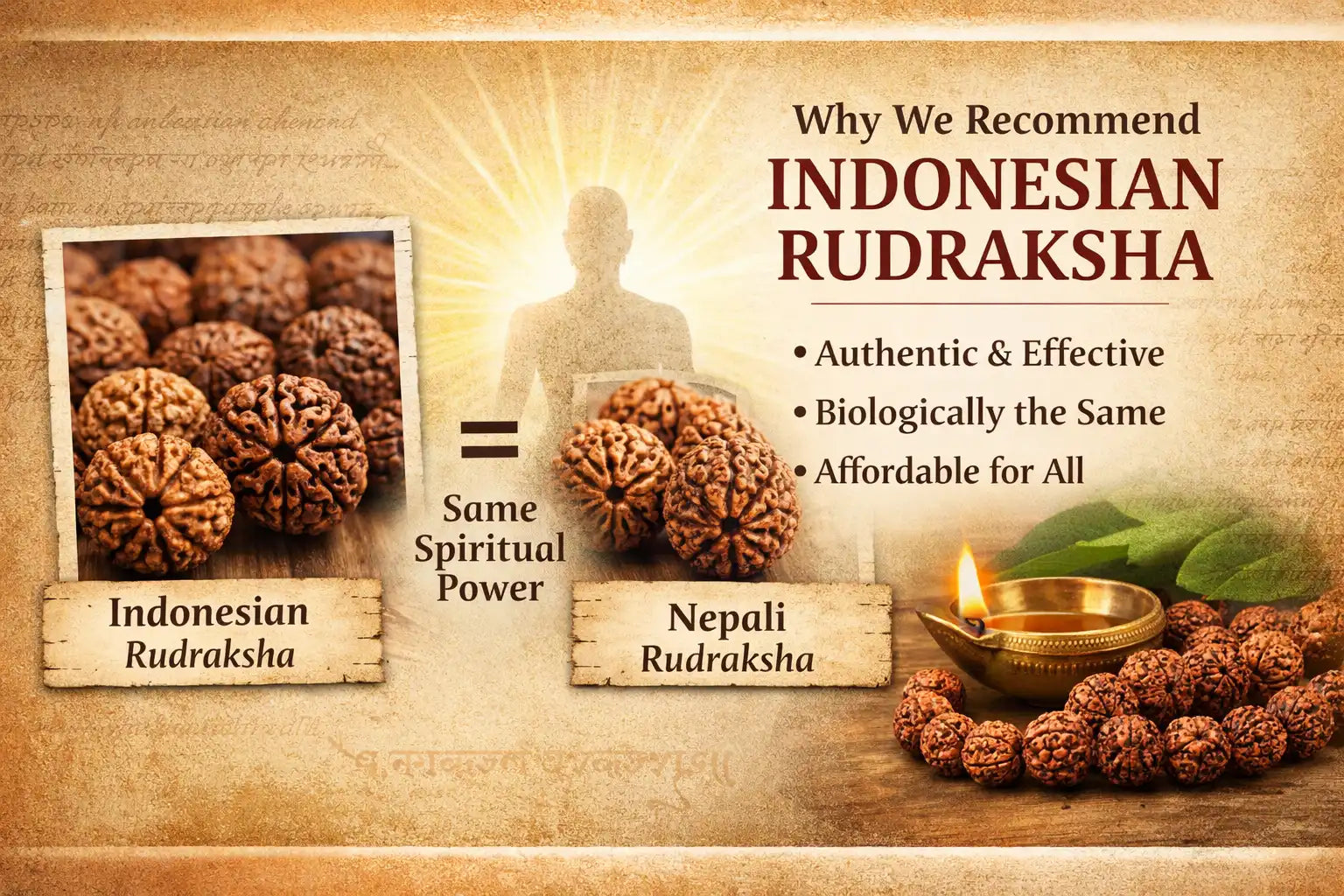 Indonesian vs Nepali Rudraksha – Truth, Research & Our Recommendation