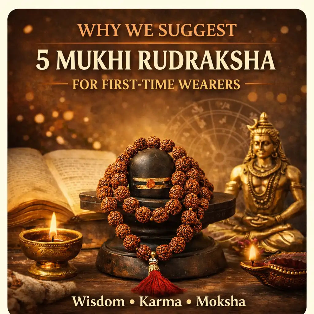 Why We Suggest 5 Mukhi Rudraksha for First-Time Wearers