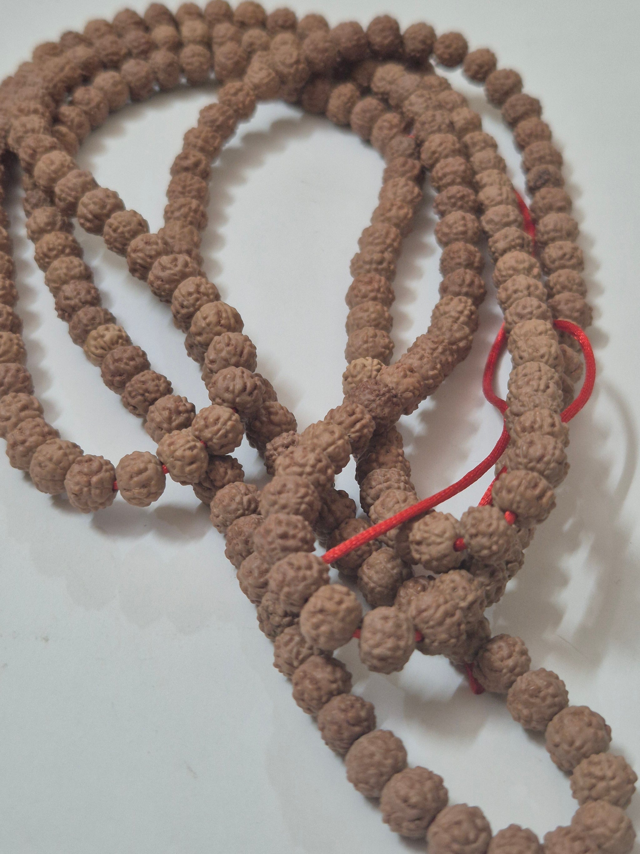 5 Mukhi Indonesian Rudraksha Mala 200 Beads