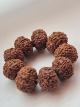 7 & 8 Mukhi Rudraksha Combo (11–14mm) – 9 Beads for Business Growth, Wealth & Success