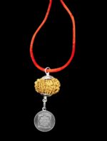 Mahamritunjaya Kavach 14 Mukhi Rudraksha With Silver Yantra - Image 2